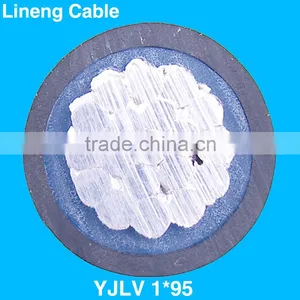 Lineng YJLV 1*95 Low Voltage 1 Core Aluminum Electrical Power Cable thumbnail-1