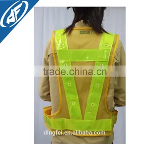 Cheap Custom Logo Flashing Led Reflective Safety Vest , Reflective Clothing , Reflective Vest thumbnail-2