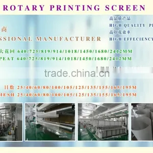 Tetile Printing Rotary Nickel Mesh Printing Screen thumbnail-1