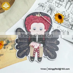 For Wholesale Hanging Decorative Poppy Scent x Shape Paper Car Air Freshener thumbnail-1