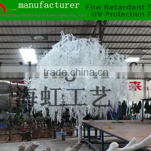 Artificial White Willow Tree/ Fake Weeping Willow Tree/cheap Artitifical White Tree thumbnail-2