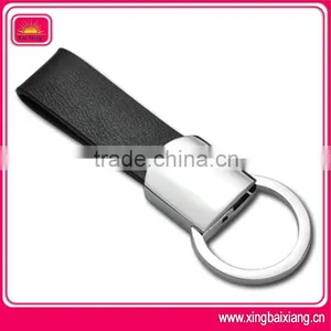 New Design Custom Embossed Leather Car Key Chain thumbnail-4