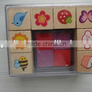 Wooden Rubber Stamp Set thumbnail-1