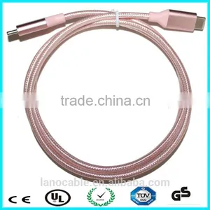 1m Braided Reversible 10Gbps USB 3.1type-c to Type-c Cable thumbnail-1
