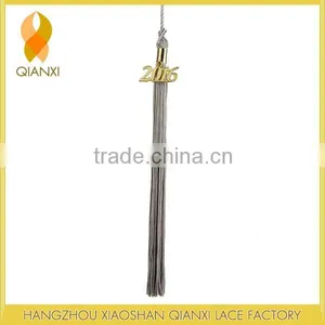 9" Adult Graduation Tassels (Silver) For 2017 Graduation thumbnail-1