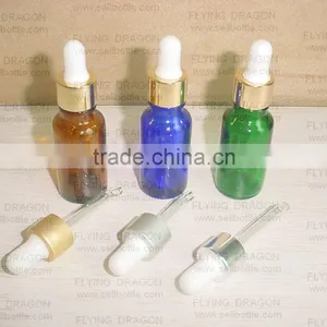 Factory Direct Sales- Amber Blue Green Essential Oil Glass Bottle With Dropper or Screw thumbnail-1