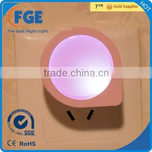 Auto Yellow White LED Light Sensor Control Bedroom Night Lights Bed Lamp thumbnail-1
