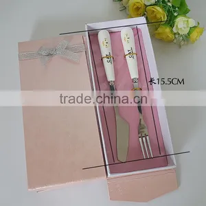 2015 New Design Small Knife and Spoon Ceramic Cutlery Set thumbnail-6