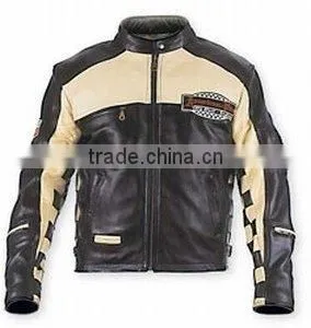DL-1205 Leather Motorbike Jacket thumbnail-1