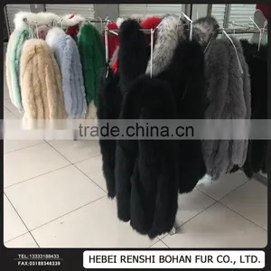Real Fur Trim / Wholesale Fox Fur Trim /Detachable Fox Fur Collar thumbnail-6