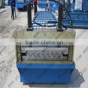 Stainless Steel Color Steel Corrugated Flat Sheet Machine thumbnail-2