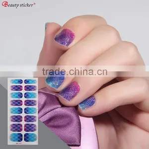 OEM ODM Bling Korean 16 Tips Glitter Nail Sticker thumbnail-2