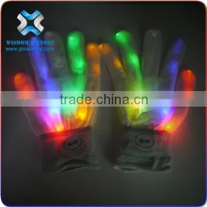 2016 Halloween Led Fiber Cheering Glove,led Gloves thumbnail-6