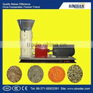 High Efficiency Feed Pellet Machine Price ,Farm Flat Die Animal Feed Pellet Machine for Chicken , Cattle , Sheep , Pig thumbnail-1