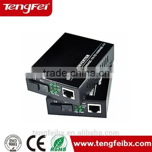 In Stock 10/100M Single Fiber Single Mode SC, 9V 12V dc Media Converter thumbnail-1