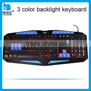ISO Factory Wired Gaming Keyboard_three Colors Backlit Keyboard thumbnail-4