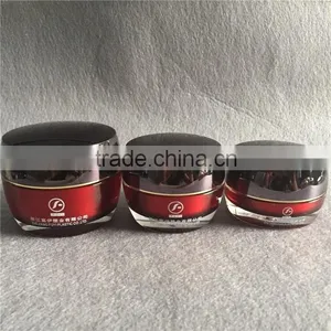 Double Wall Plastic Cream Container, Skin Care Face Cream Container, Acrylic Body Cream Container thumbnail-2