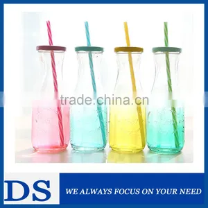 100ml/200ml/250ml/500ml/1000ml Bulk Glass Bottles With Plastic White Lid thumbnail-4