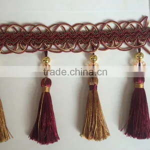 [YZLACE] Tassels Lace Curtain Wholesale thumbnail-1