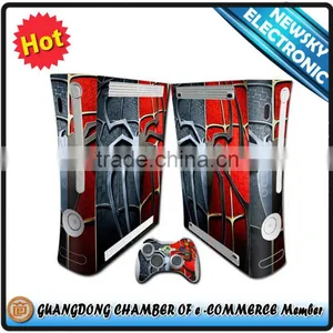 For Xbox 360 Slim Vinyl Skin Sticker for Xbox 360 Skin thumbnail-1