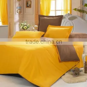 100% Cotton Printed Bedding Set/pure Color thumbnail-1