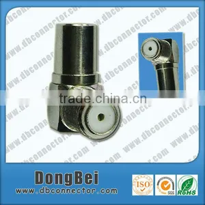 75ohm 90 Degree Pal Male f Female Connector Amerikanischer Stecker Adapter Price thumbnail-1