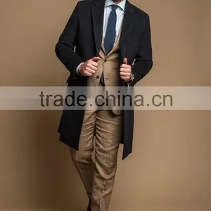 Fashion Style Black Custom Made Long Uniform Overcoat thumbnail-2