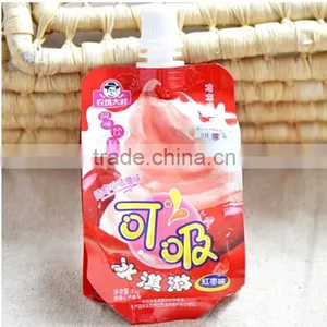 High Quality Food Liquid Drink Beverag Pouch With Spout Packaging Bag thumbnail-1