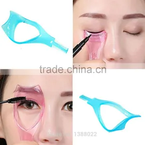 Eyelash Comb 3 IN 1 Cosmetic Mascara Applicator Guide thumbnail-1