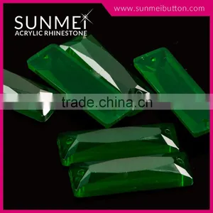 Factory Direct Sew on Flat Back Jade Rhinestone thumbnail-3