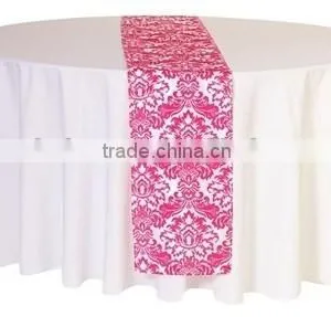 Navy Blue Burlap Table Runner thumbnail-5