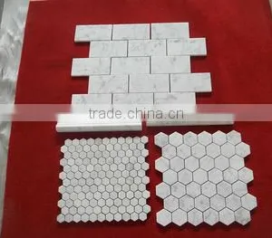 Cheap Price for White Marble Mosaic Tile thumbnail-4