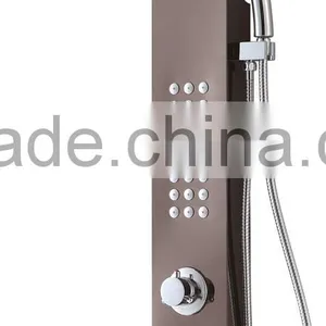 FICO New 304# Stainless Steel Shower Panel FS-1502(Satin Chrome) thumbnail-1