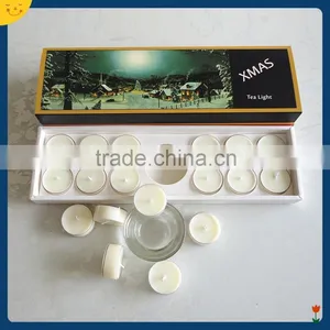 Decorative Scented Soy Tea Light Candle With Glass Holder thumbnail-1