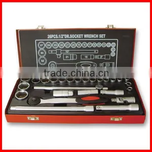 26pc 1/2" Dr. Hand Tool Socket Wrench Set thumbnail-1