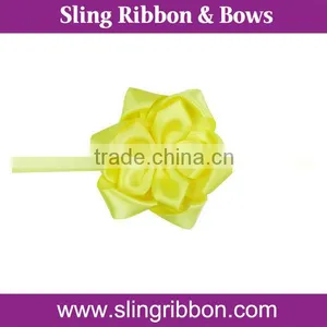 Pre-tied Polyester Satin Ribbon Bow With Wire Twist thumbnail-6