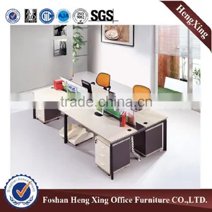 2016 Newest Modern Design Light Color 4 Seaters Office Partition HX-PT004 thumbnail-2