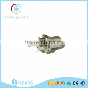 PCB Mount Panel Mount Welding With Screw And Gasket Nut And Washer Bulkhead F Female Connector thumbnail-2