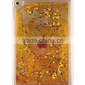 Hard Plastic Bling Bling Flowing Sand Tabet Case for Ipad Mini, for Mini Ipad 4 Cover Case Sparkling Quicksand Design thumbnail-4