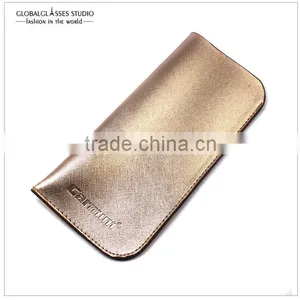 High Quality Delicate Pu Eyewear Pouch Imitate Leather Mobile Phone Bag Eyeglasses Pouch 001 thumbnail-1