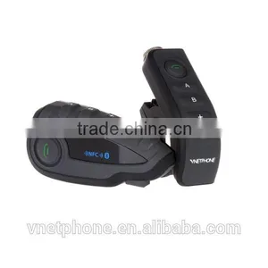 Vnetphone Motorcycle Bluetooth Walkie Talkie Bluetooth Adapter for Helmet thumbnail-1