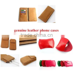Factory Price Genuine Leather Phone Pouch Case Cover for Nokia E66 n8 for Htc One E9s thumbnail-6