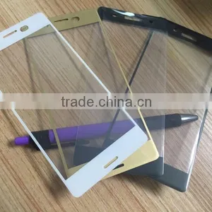 Curved Edge Glass Guard Anti-figerprint Anti-water Tempered Glass Screen Protector For Sony XP thumbnail-2