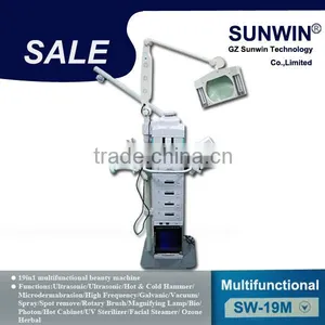 SW-19M Newest 19 in 1 Diamond Microdermabrasion Multifunction Facial Beauty Machine thumbnail-1