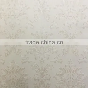 Embossed Wallpaper With Beautiful Pear Gloss European Flowers thumbnail-3