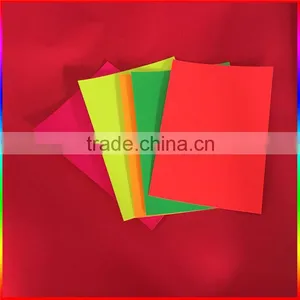 SELF ADHESIVE FLUORESCENT STICKER PAPER SHEET thumbnail-1