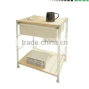 HOT! Metal and Wood Dining Side Table thumbnail-1