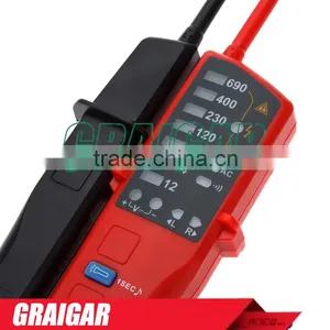 UNI-T UT18A Auto Range Voltmeter Voltage Tester Meter and Continuity Test With LED Indication and No Battery Detection thumbnail-5