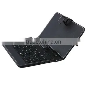 7 Inch Tablet Mini USB 2.0 Keyboard Leather Case With Mini Usb Port thumbnail-1
