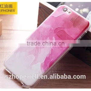 Promotion Gift Mobile Phone Cover for Iphone 6 Smart Phone With Oil Painting thumbnail-5